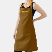 Personalisieren mit Name Koch Baker Caterer Brown Schürze (InSitu)