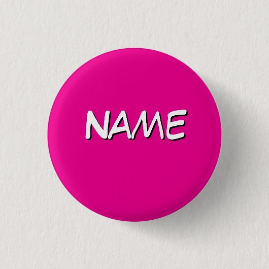 Personalisieren mit Namen Button (Vorderseite)