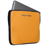 Personalisieren Mit Namensinitialen Orange      Laptopschutzhülle (Vorne Rechts)