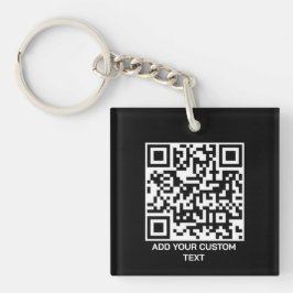 Personalisieren mit QR-Code für eine moderne Touch Schlüsselanhänger