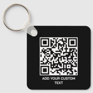 Personalisieren mit QR-Code für eine moderne Touch Schlüsselanhänger