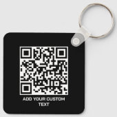 Personalisieren mit QR-Code für eine moderne Touch Schlüsselanhänger (Rückseite)