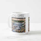 Personalisieren/Moderne Bokmalerei morgens Kaffeetasse (Vorderseite Links)