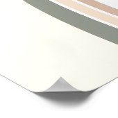 Personalisieren Modernes Hue Rainbow Kinderzimmer  Poster (Ecke)