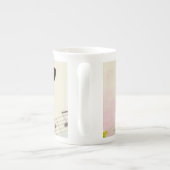 Personalisieren, Musik-Schmetterlinge dank Lehrer Porzellantasse (Rückseite)