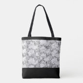 PERSONALISIEREN MUSIK TOTE BAG TASCHE (Rückseite)