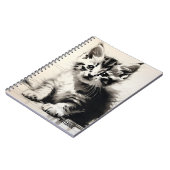 PERSONALISIEREN: Niedlich Kätzchen | Notebook-Jour Notizblock (Linke Seite)