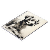 PERSONALISIEREN: Niedliche Welpe | Notebook-Journa Notizblock (Linke Seite)