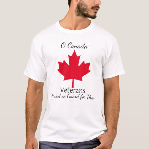PERSONALISIEREN '' O Canada Veterans T - Shirt