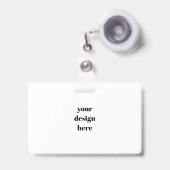 Personalisieren oder Anpassen Ausweis (Vorderseite mit einziehbar)