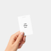 Personalisieren oder Anpassen Ausweis (Handheld)