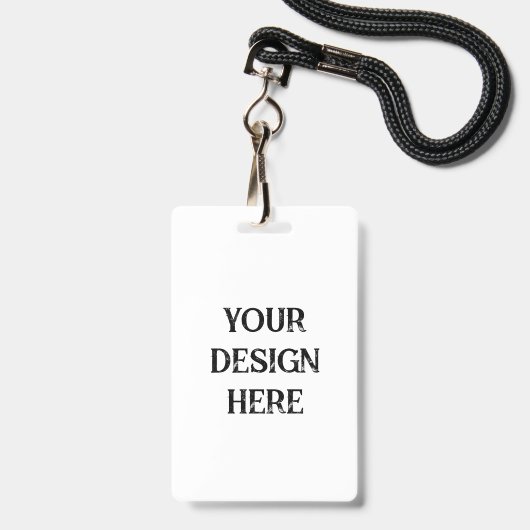 Personalisieren oder Anpassen Ausweis (Rückseite mit Lanyard)