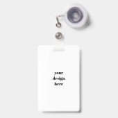 Personalisieren oder Anpassen Ausweis (Vorderseite mit einziehbar)