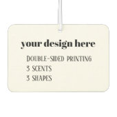 Personalisieren oder Anpassen Autolufterfrischer (Vorderseite)