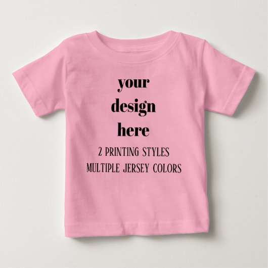 Personalisieren oder Anpassen Baby T-shirt (Vorderseite)