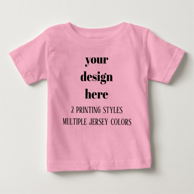 Personalisieren oder Anpassen Baby T-shirt (Vorderseite)