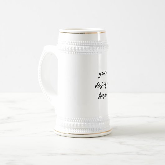 Personalisieren oder Anpassen Bierglas (Vorderseite Links)