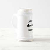 Personalisieren oder Anpassen Bierglas (Vorderseite Links)