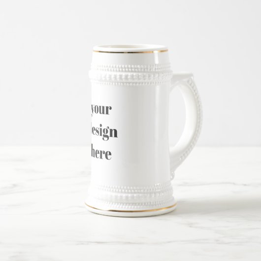Personalisieren oder Anpassen Bierglas (VorderseiteRechts)