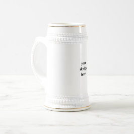 Personalisieren oder Anpassen Bierglas