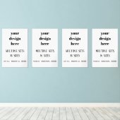 Personalisieren oder Anpassen Bilderwand Sets (Holzboden)