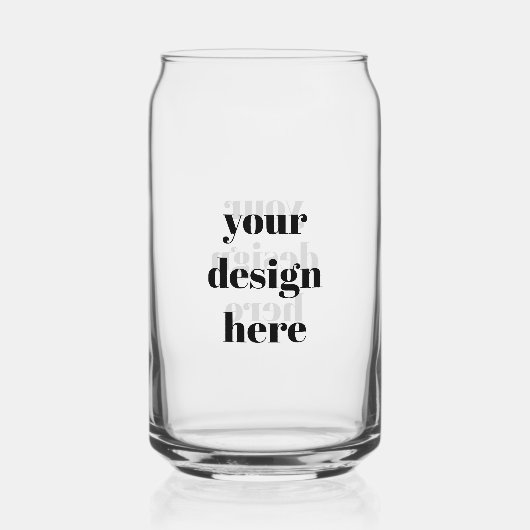 Personalisieren oder Anpassen Dosenglas (Vorderseite)