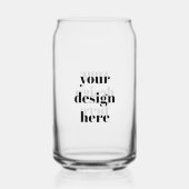 Personalisieren oder Anpassen Dosenglas (Rückseite)