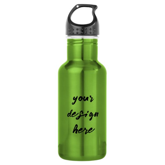 Personalisieren oder Anpassen Edelstahlflasche (Vorderseite)