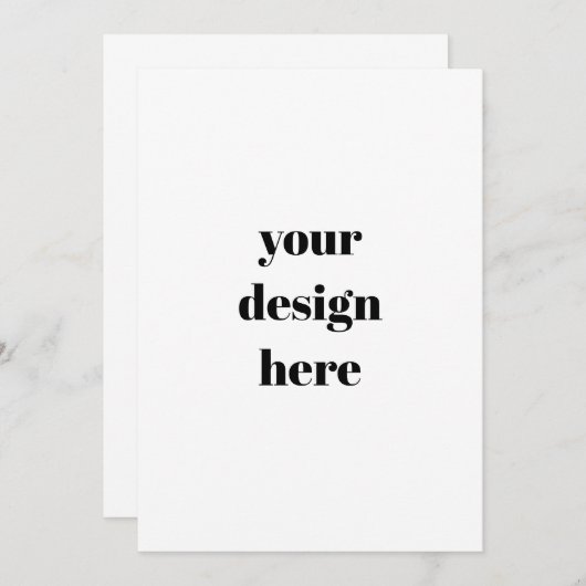 Personalisieren oder Anpassen Einladung (Vorne/Hinten)