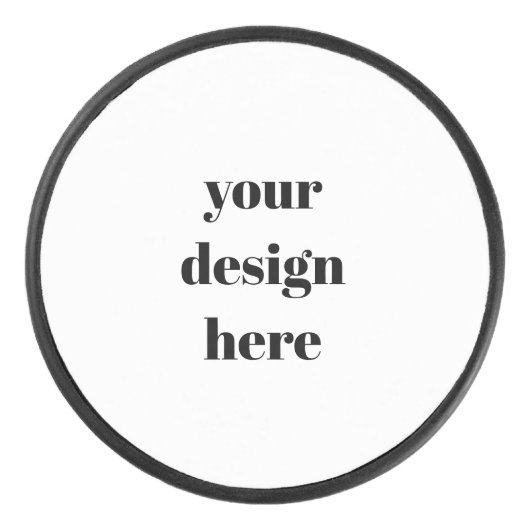 Personalisieren oder Anpassen Eishockey Puck (Vorderseite)