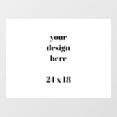 Personalisieren oder Anpassen Fensteraufkleber (Blatt)