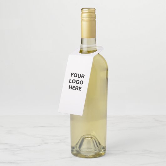 Personalisieren oder Anpassen Flaschenanhänger (Angewinkelt)