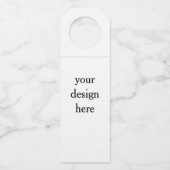 Personalisieren oder Anpassen Flaschenanhänger (Vorderseite)