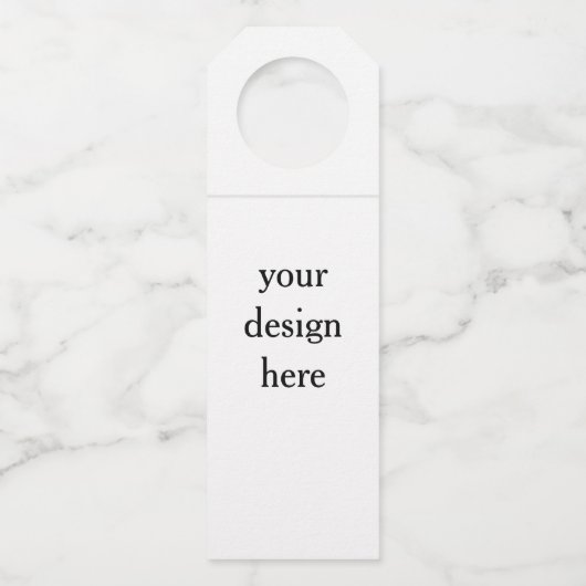 Personalisieren oder Anpassen Flaschenanhänger (Vorderseite)