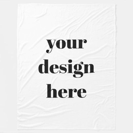 Personalisieren oder Anpassen Fleecedecke (Vorderseite)