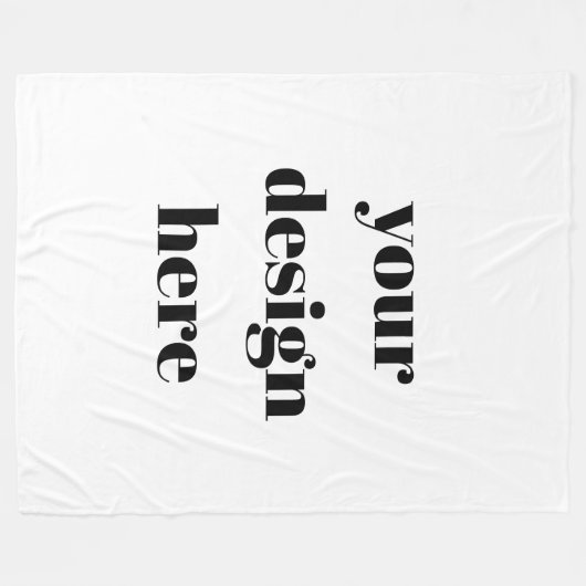 Personalisieren oder Anpassen Fleecedecke (Vorderseite (Horizontal))