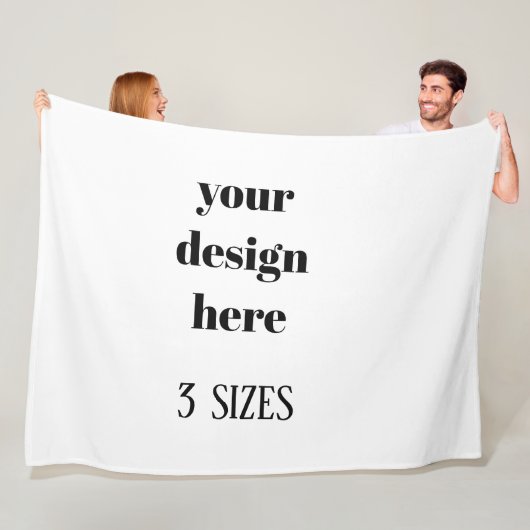 Personalisieren oder Anpassen Fleecedecke (Beispiel)