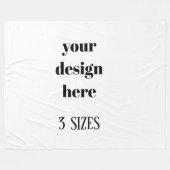 Personalisieren oder Anpassen Fleecedecke (Vorderseite (Horizontal))