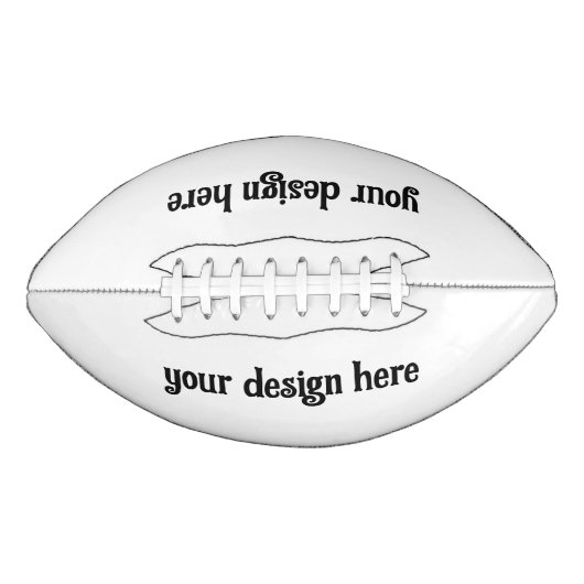 Personalisieren oder Anpassen Football (Vorderseite)