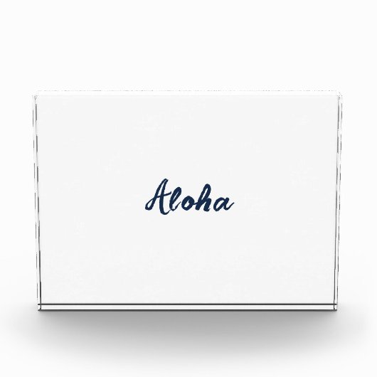 Personalisieren oder Anpassen Fotoblock (Vorderseite)