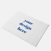 Personalisieren oder Anpassen Fußmatte (Schrägansicht)