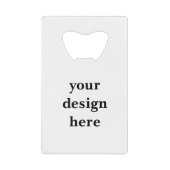 Personalisieren oder Anpassen Geldbeutel Flaschenöffner (Vorderseite)