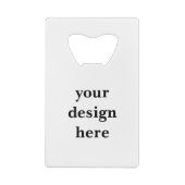 Personalisieren oder Anpassen Geldbeutel Flaschenöffner (Rückseite)