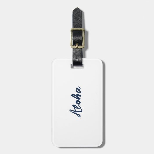 Personalisieren oder Anpassen Gepäckanhänger (Vorderseite vertikal)