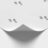 Personalisieren oder Anpassen  Geschenkpapier (Ecke)
