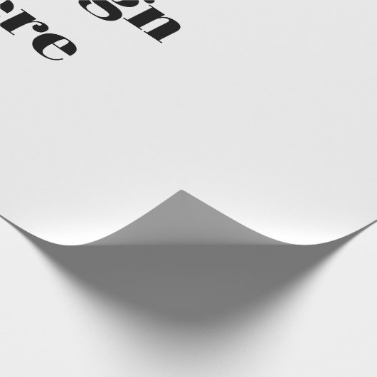 Personalisieren oder Anpassen Geschenkpapier (Ecke)