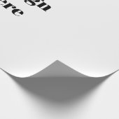 Personalisieren oder Anpassen Geschenkpapier (Ecke)