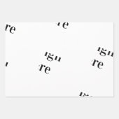 Personalisieren oder Anpassen Geschenkpapier Set (Vorderseite 3)