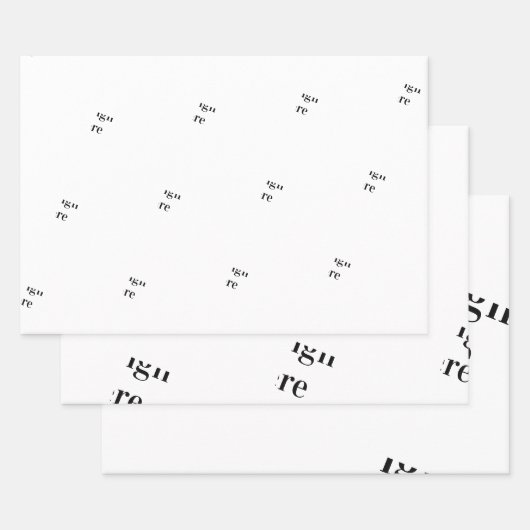 Personalisieren oder Anpassen Geschenkpapier Set (Set)
