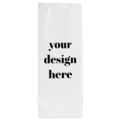 Personalisieren oder Anpassen Geschenktüte Für Weinflaschen (Rückseite)